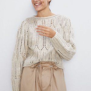 zara special edition knit cardigan